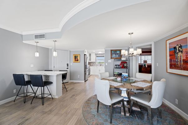Chandelier, Dining room, Interior, Pendant Lights, Wood Texture Flooring