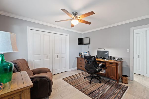 Home Office, Interior, Wood Texture Flooring