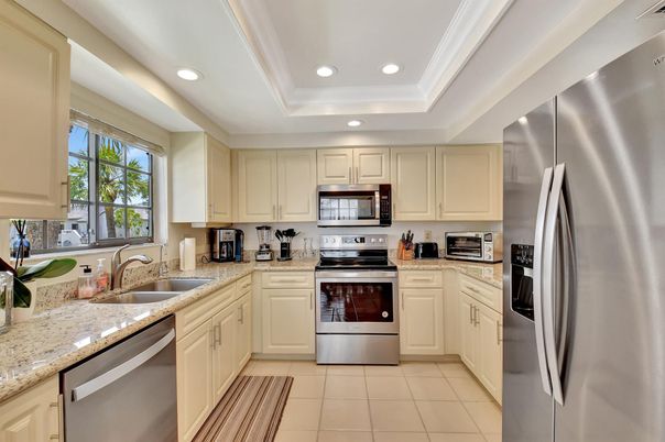 Interior, Kitchen, Recessed Lighting, Stainless Steel Appliances