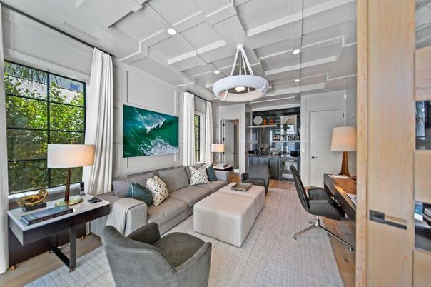 Home Office, Interior, Living room, Pendant Lights, Recessed Lighting