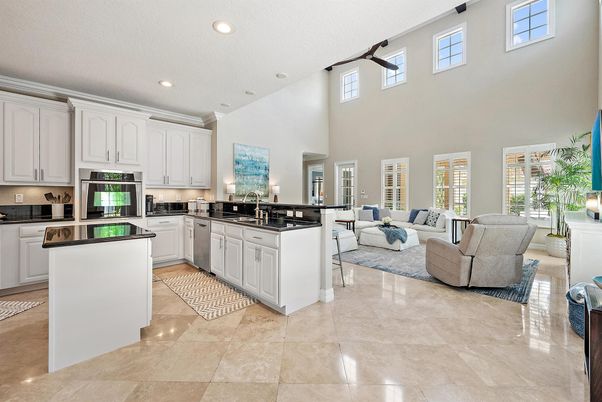 Interior, Kitchen, Living room, Recessed Lighting, Stainless Steel Appliances