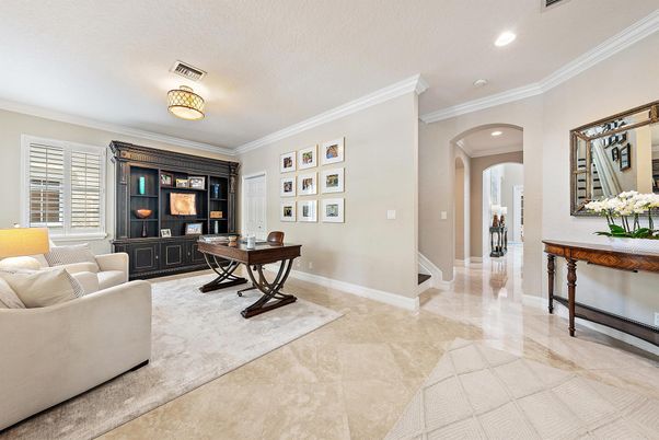Home Office, Interior, Recessed Lighting