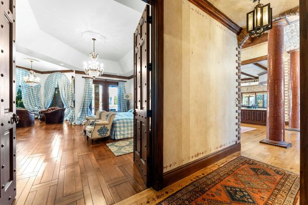 Chandelier, Interior, Pendant Lights, Wood Texture Flooring