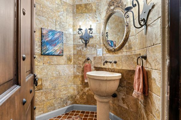 Bathroom, Interior, Stone Walls