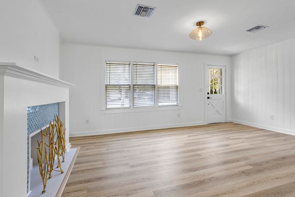 Empty room, Interior, Wood Texture Flooring