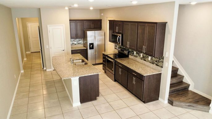 Interior, Kitchen, Recessed Lighting, Stainless Steel Appliances