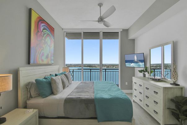Bedroom, Interior, Water, Wood Texture Flooring