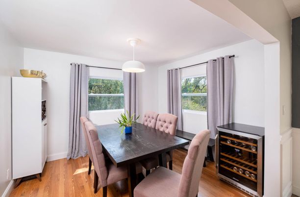 Dining room, Interior, Wood Texture Flooring