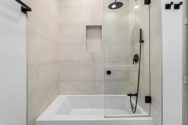 Bathroom, Glass Shower, Interior