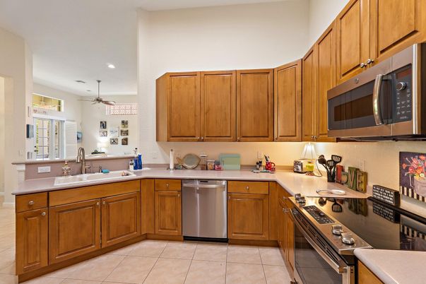 Interior, Kitchen, Recessed Lighting, Stainless Steel Appliances