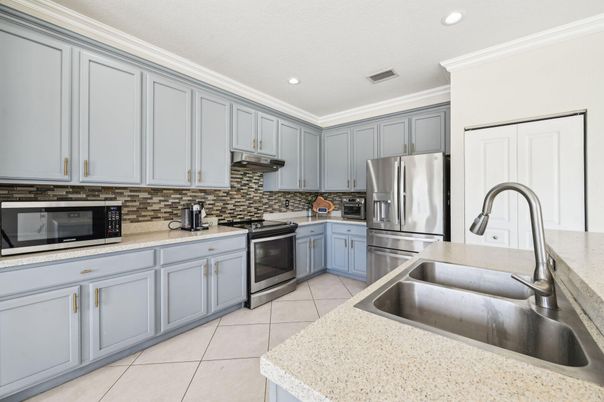 Interior, Kitchen, Recessed Lighting, Stainless Steel Appliances