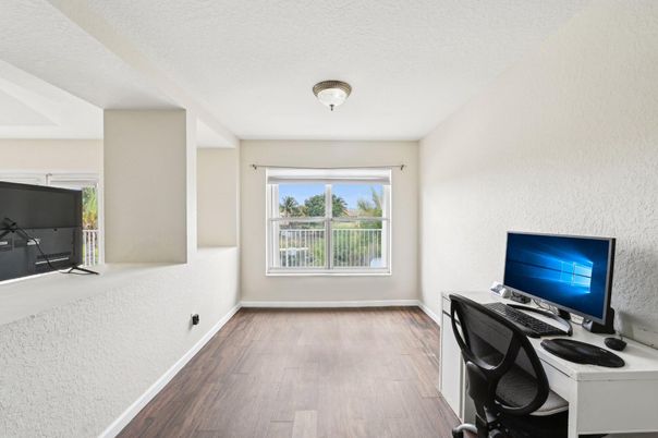 Home Office, Interior, Wood Texture Flooring