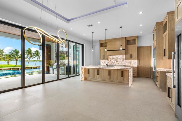 Interior, Kitchen, Pendant Lights, Recessed Lighting, Water
