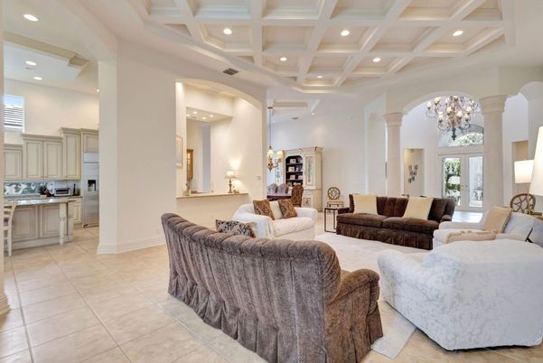 Chandelier, Interior, Kitchen, Living room, Recessed Lighting