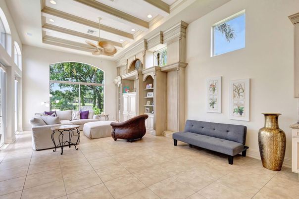 Interior, Living room, Recessed Lighting