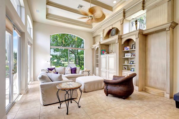 Interior, Living room, Recessed Lighting