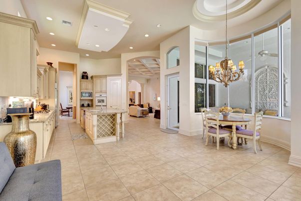 Chandelier, Dining room, Interior, Kitchen, Recessed Lighting