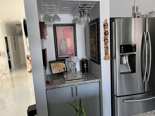 Interior, Kitchen, Marble, Stainless Steel Appliances