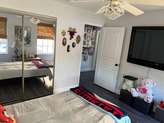Bedroom, Interior, Wood Texture Flooring
