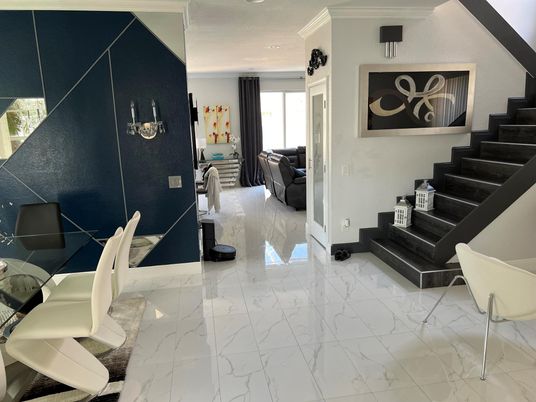 Interior, Marble, Recessed Lighting