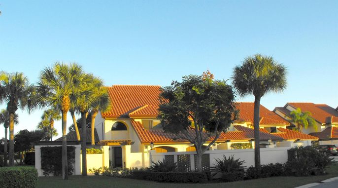 Backyard, Exterior, Facade, Mediterranean