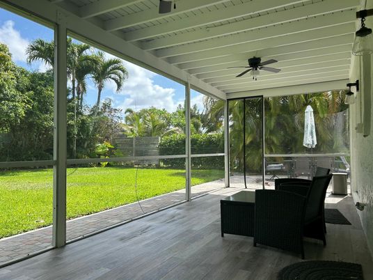 Interior, Sun Room, Wood Texture Flooring