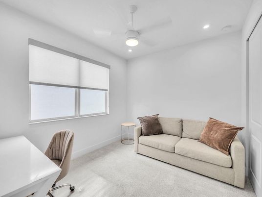 Home Office, Interior, Recessed Lighting