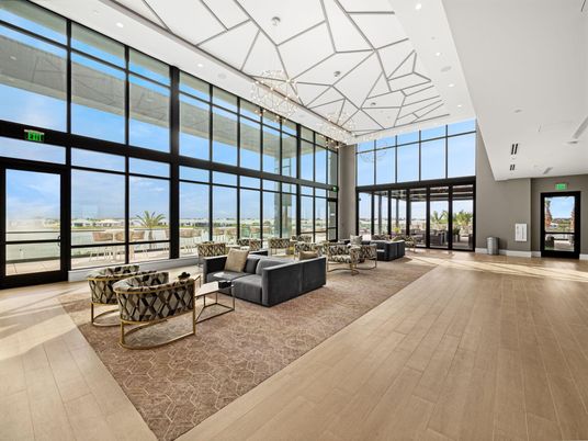 Interior, Living room, Pendant Lights, Recessed Lighting, Wood Texture Flooring