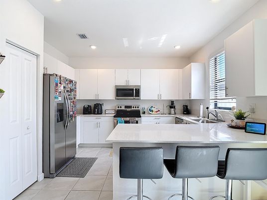 Interior, Kitchen, Recessed Lighting, Stainless Steel Appliances