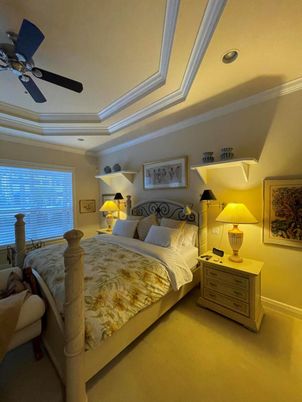 Bedroom, Interior, Recessed Lighting