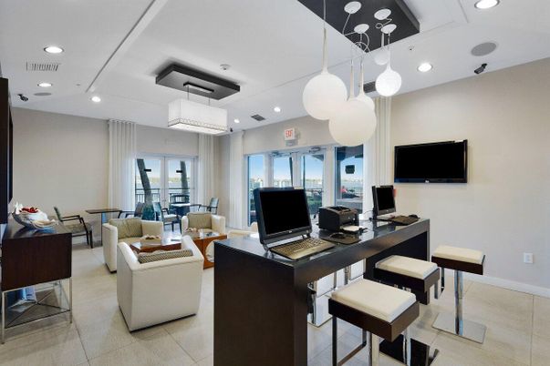 Home Office, Interior, Living room, Pendant Lights, Recessed Lighting