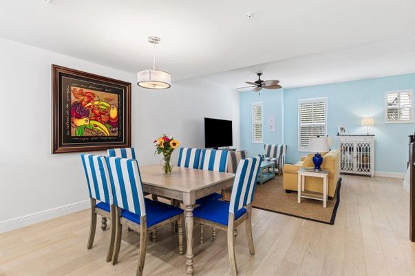 Dining room, Interior, Living room, Pendant Lights, Wood Texture Flooring