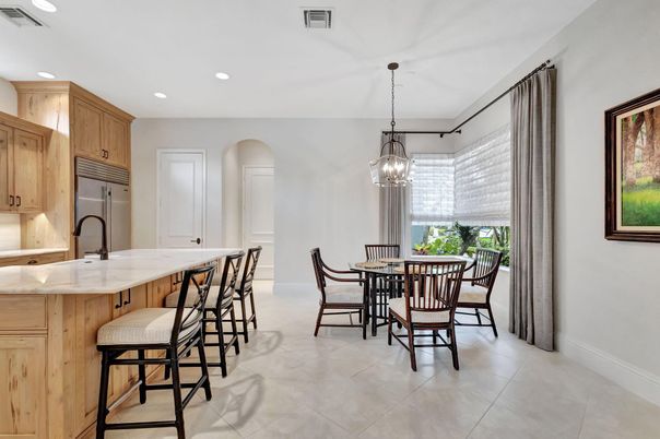 Dining room, Interior, Kitchen, Pendant Lights, Recessed Lighting