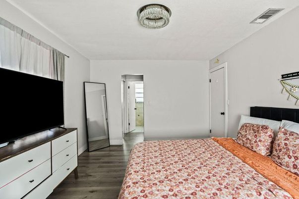 Bedroom, Interior, Wood Texture Flooring