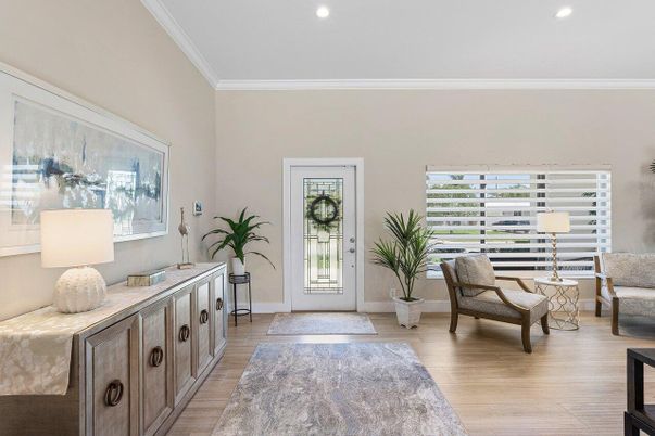 Interior, Recessed Lighting, Wood Texture Flooring