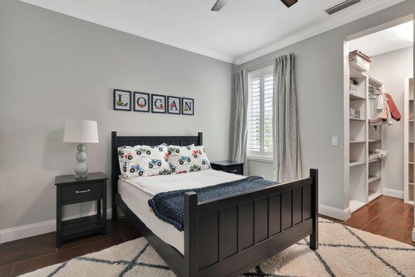 Bedroom, Interior, Wood Texture Flooring