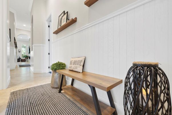 Interior, Recessed Lighting, Wooden Beams