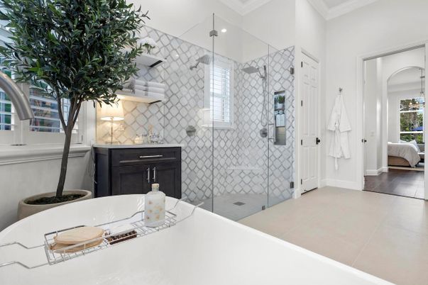 Bathroom, Glass Shower, Interior