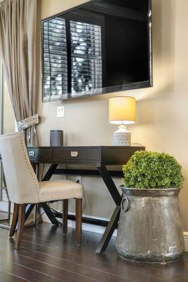 Home Office, Interior, Wood Texture Flooring