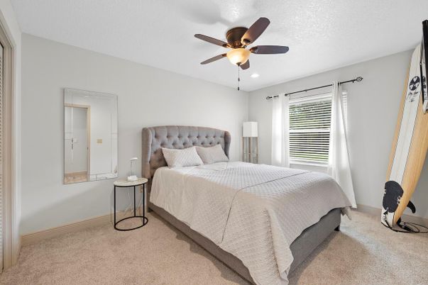 Bedroom, Interior, Recessed Lighting