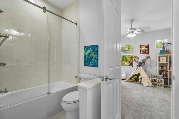 Bathroom, Glass Shower, Interior