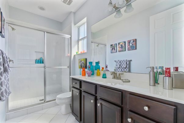 Bathroom, Glass Shower, Interior