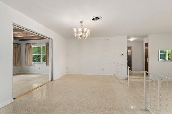 Chandelier, Empty room, Interior