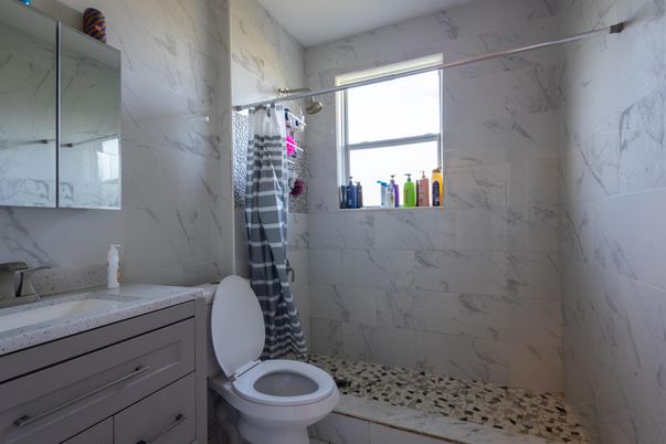 Bathroom, Interior, Marble Walls