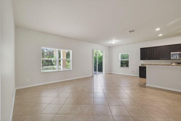 Empty room, Interior, Kitchen, Recessed Lighting