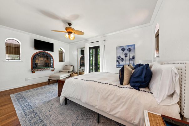 Bedroom, Interior, Wood Texture Flooring