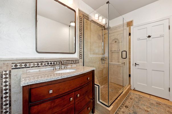 Bathroom, Glass Shower, Interior