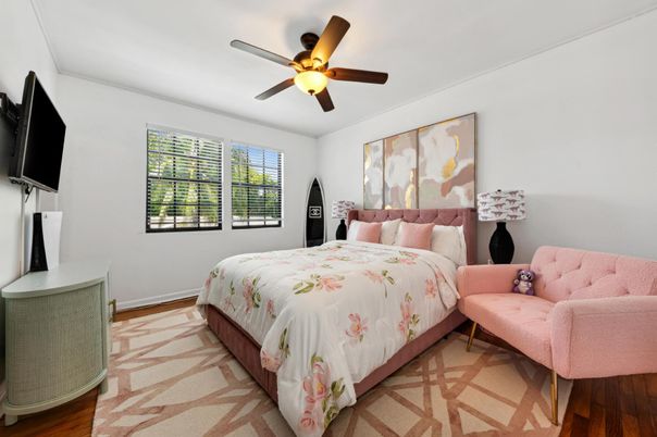 Bedroom, Interior, Wood Texture Flooring