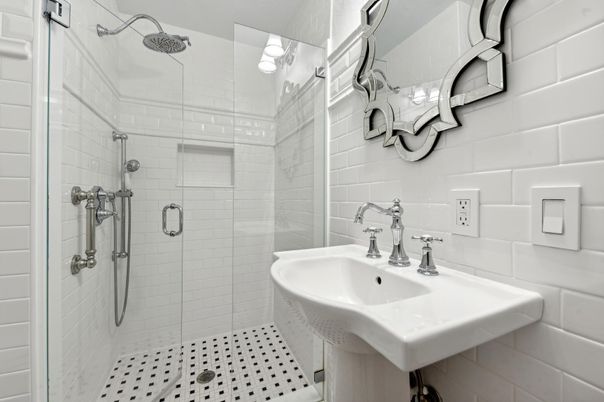 Bathroom, Glass Shower, Interior