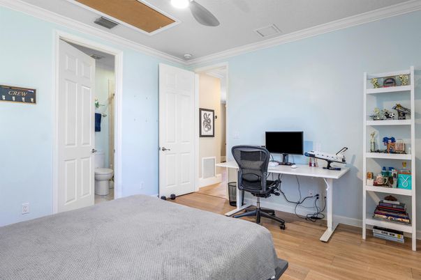 Home Office, Interior, Wood Texture Flooring